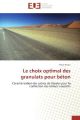 Le choix optimal des granulats pour béton