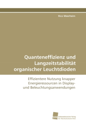 Quanteneffizienz und Langzeitstabilität organischer Leuchtdioden