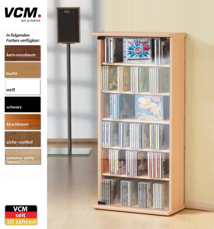 CD-Schrank "Vetro - eiche-rustikal" für 150 CDs