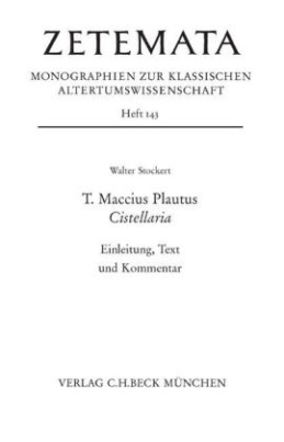 T. Maccius Plautus. Cistellaria