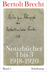 Notizbücher 1 bis 3 (1918-19209