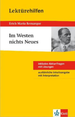 Lektürehilfen Erich Maria Remarque "Im Westen nichts Neues"
