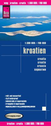 World Mapping Project Reise Know-How Landkarte Kroatien (1:300.000 / 700.000). Croatia / Croatie / Croacia