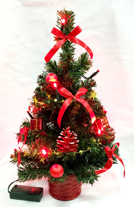 LED-Weihnachtsbaum rot