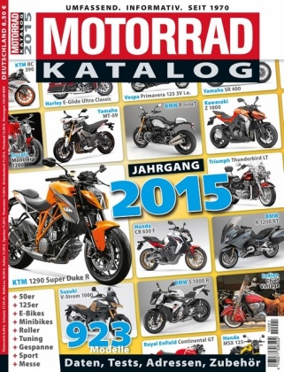 Motorrad-Katalog: Jahrgang 2015