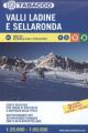 Valli Ladine e Sellaronda, Skipistenkarte. Valli Ladine e Sellaronda, Carta Sciistica