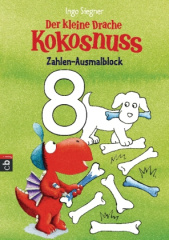 Der kleine Drache Kokosnuss - Zahlen-Ausmalblock