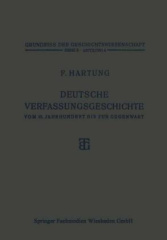 Deutsche Verfassungsgeschichte vom 15. Jahrhundert bis zur Gegenwart