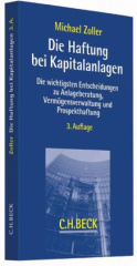 Die Haftung bei Kapitalanlagen