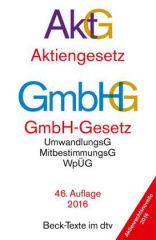 Aktiengesetz (AktG), GmbH-Gesetz (GmbHG)