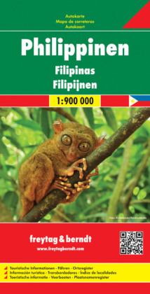 Freytag & Berndt Autokarte Philippinen. Filipinas. Filipijnen