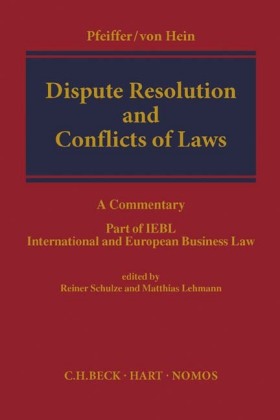 Dispute Resolution and Conflicts of Laws