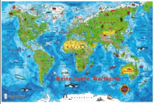Meine bunte Weltkarte, Kinderweltkarte