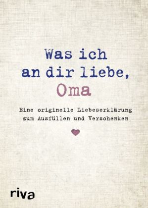 Was ich an dir liebe, Oma