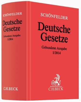 Schönfelder Deutsche Gesetze, gebundene Ausgabe ohne Fortsetzung. Ausg.I/2014