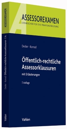 Öffentlich-rechtliche Assessorklausuren