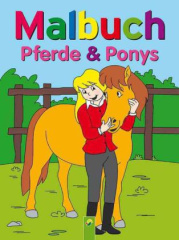 Malbuch Pferde & Ponys