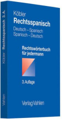 Rechtsspanisch, Deutsch-Spanisch / Spanisch-Deutsch