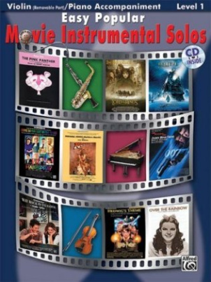 Easy Popular Movie Instrumental Solos, w. Audio-CD, for Violinand Piano Accompaniment
