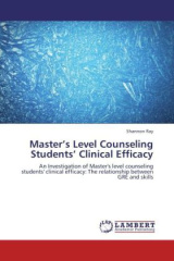 Master's Level Counseling Students Clinical Efficacy
