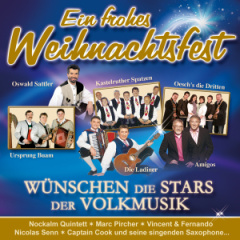 Ein frohes Weihnachtsfest wünschen die Stars der Volksmusik	