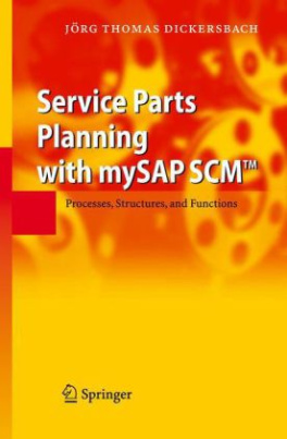 Service Parts Planning with mySAP SCM (TM)