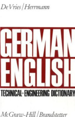 German-English technical and engineering dictionary