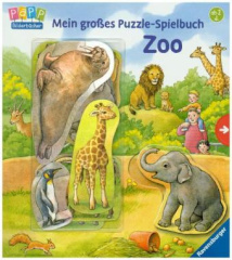 Mein großes Puzzle-Spielbuch Zoo