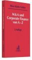 M & A und Corporate Finance von A-Z