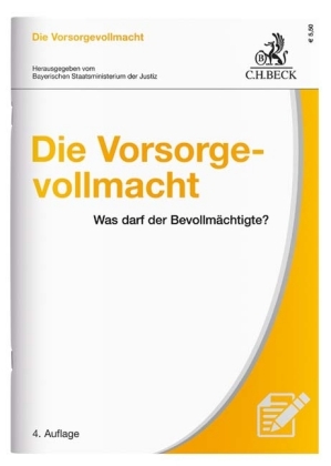 Die Vorsorgevollmacht