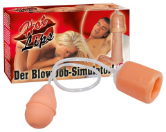  Masturbator „Heiße Lippen“ mit Pumpball 