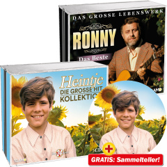 Das Beste + Die grosse Hit Kollektion + GRATIS Heintje Sammelteller + Gedenkmedaille