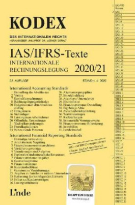 KODEX Internationale Rechnungslegung IAS/IFRS - Texte 2020/21