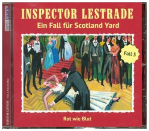 Inspector Lestrade - Rot wie Blut, 1 Audio-CD