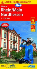 ADFC-Radtourenkarte 16 Rhein/Main Nordhessen 1:150.000, reiß- und wetterfest, GPS-Tracks Download