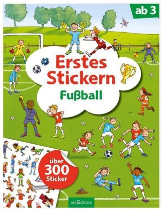 Erstes Stickern Fußball