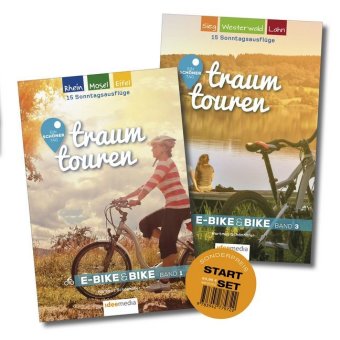 traumtouren E-Bike & Bike Start-Set Rhein, Mosel, Eifel, Sieg, Westerwald, Lahn, 2 Bde.. Bd.1, 3