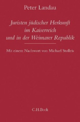 Juristen jüdischer Herkunft im Kaiserreich und in der Weimarer Republik