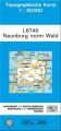 Topographische Karte Bayern Neunburg vorm Wald