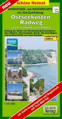 Doktor Barthel Karte Ostseeküsten-Radweg von Travemünde nach Ahlbeck