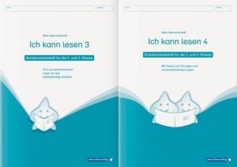 Ich kann lesen 3 & 4, 2 Schülerarbeitshefte für die 2. und 3. Klasse