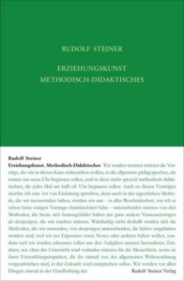 Erziehungskunst. Methodisch-Didaktisches