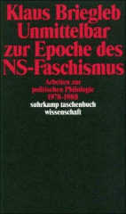 Unmittelbar zur Epoche des NS-Faschismus