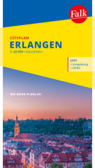 Falk Cityplan Erlangen 1:17 500
