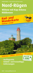 PublicPress Rad- und Wanderkarte Nord-Rügen, Wittow mit Kap Arkona, Hiddensee