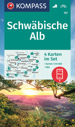 KOMPASS Wanderkarte Schwäbische Alb