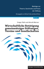 Wirtschaftliche Betätigung gemeinnütziger Stiftungen, Vereine und Gesellschaften