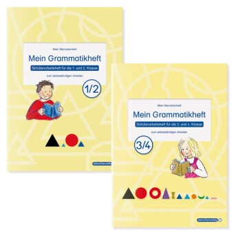 Mein Grammatikheft 1/2 & 3/4 für die 1. bis 4. Klasse im Set, 2 Teile