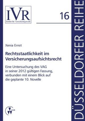 Rechtsstaatlichkeit im Versicherungsaufsichtsrecht