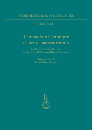 Thomas von Cantimpré 'Liber de naturis rerum'